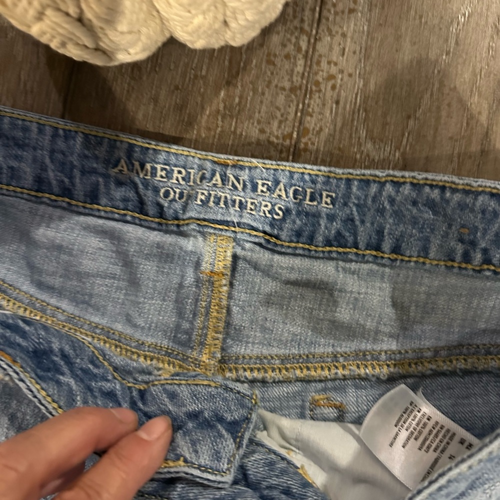 American Eagle Outfitters Light Blue Jean Shorts - Picture 8 of 10